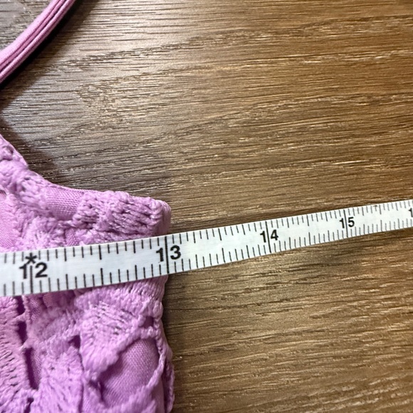 ASTR The Label Lace Overlay Midi A-Line Dress, Light Orchard, Size S, Dressy - Picture 11 of 15